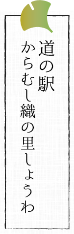 道の駅からむし織の里しょうわ